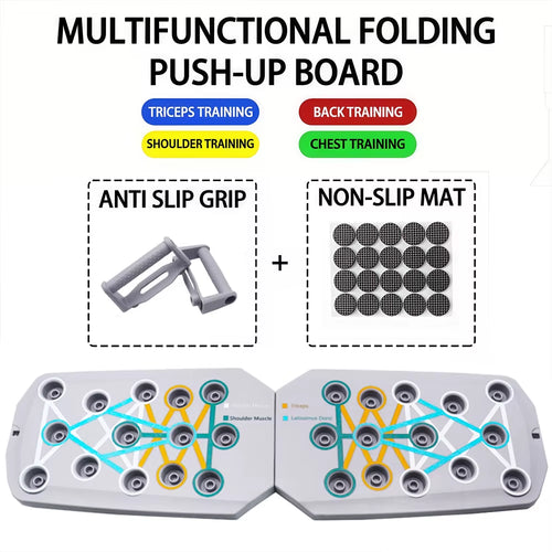 Ultimate Portable Push-Up Board Set - Multifunctional Fitness Equipment for Total Body Training!