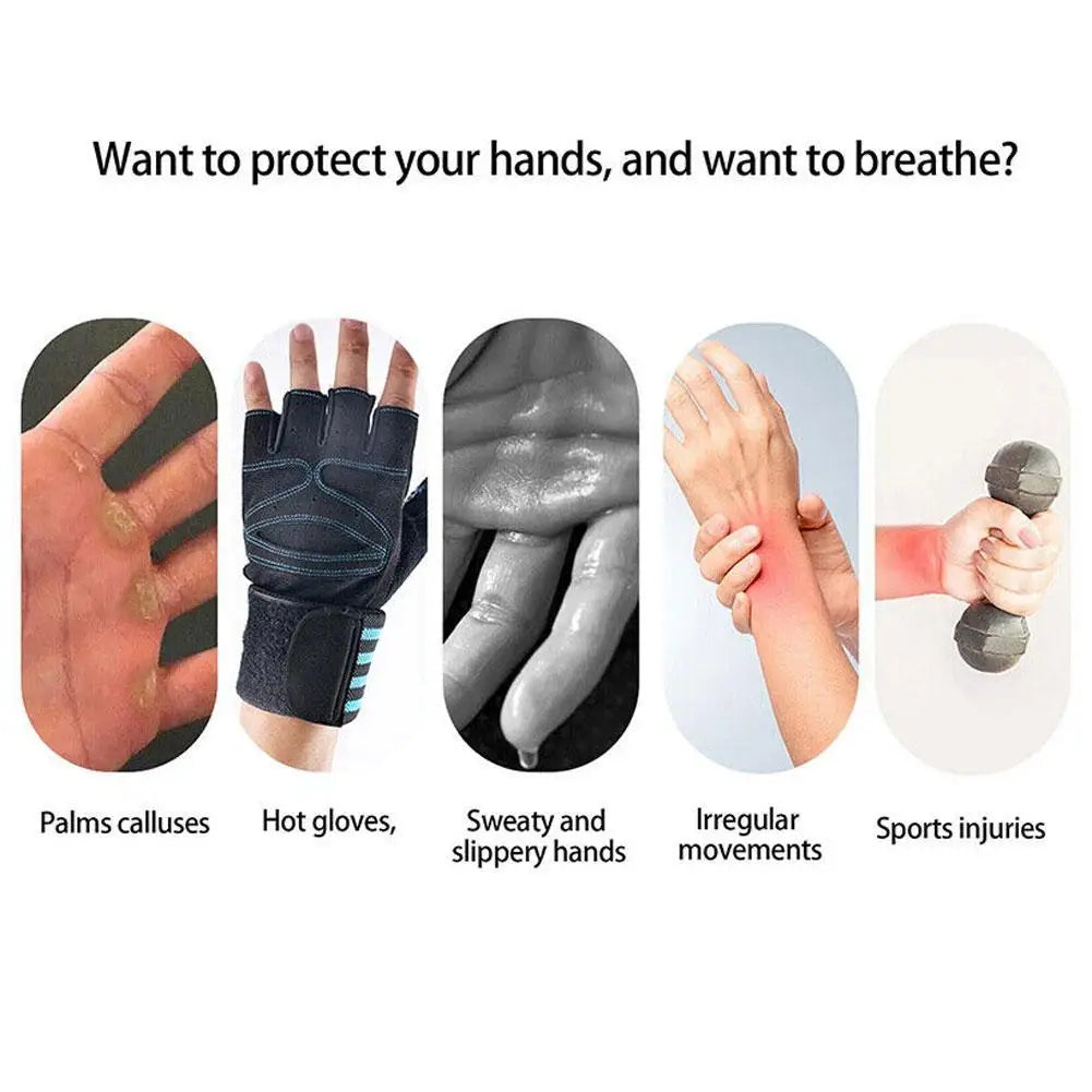 PEAK™Bench Press Weight Lifting Wrist Hooks Straps Deadlift Gloves and Grip Pads for Fitness Gym Training Dumbbell Pull-Up