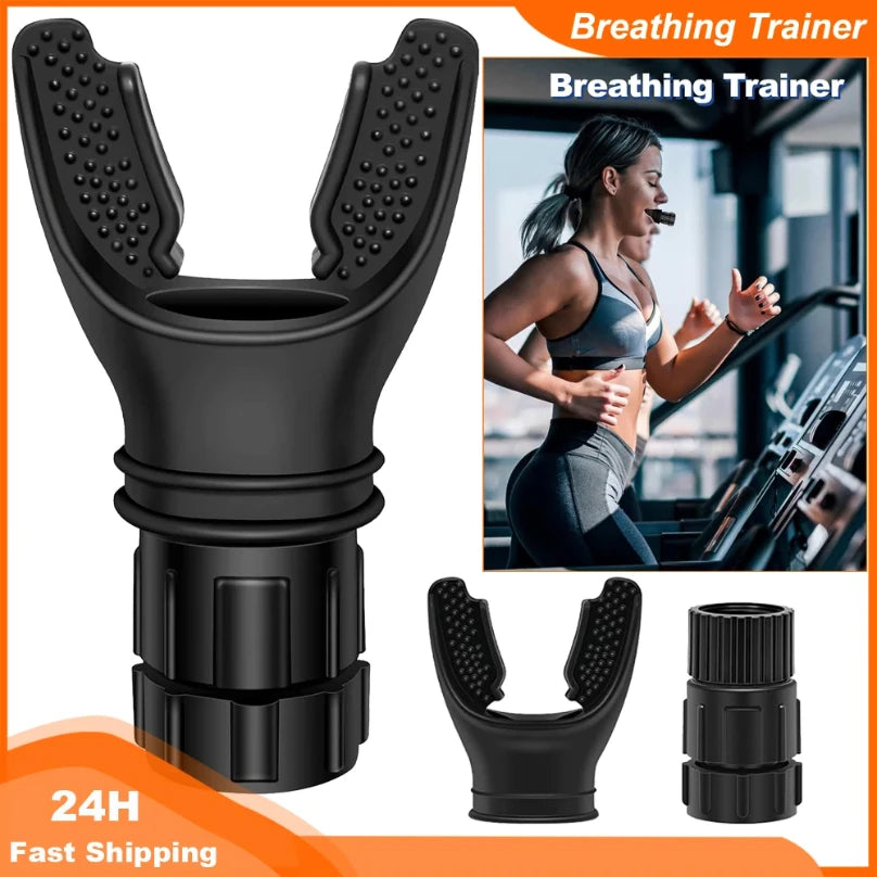 PEAK™Breathing Trainer Lung Flexer Durable Fitness Exerciser Increases Lung Capacity Breath Adjustable Levels Respiratory Deep Breath